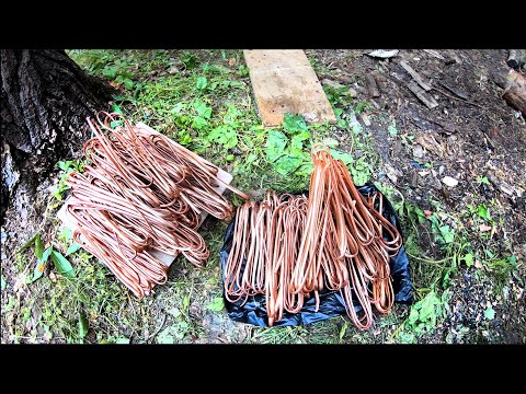 Видео: Гора меди, нашел медный кабель на копе монет! Коп 2019.