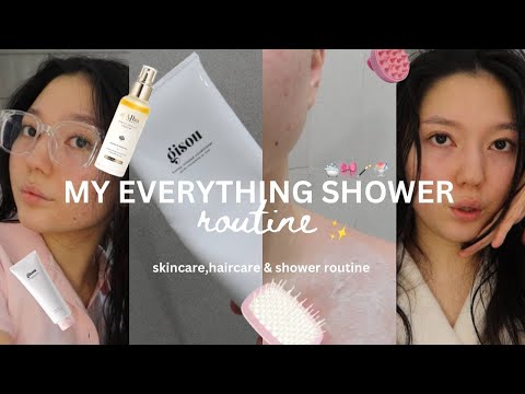 Видео: MY EVERYTHING SHOWER ROUTINE🫧🛁:уход за волосами,телом,лицом & больше