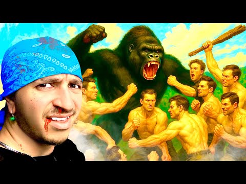 Видео: Една ГОРИЛА или СТО МЪЖЕ, кой ще победи?😱