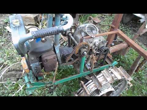Видео: Мотоблок БВВ из бензопилы (обзор)