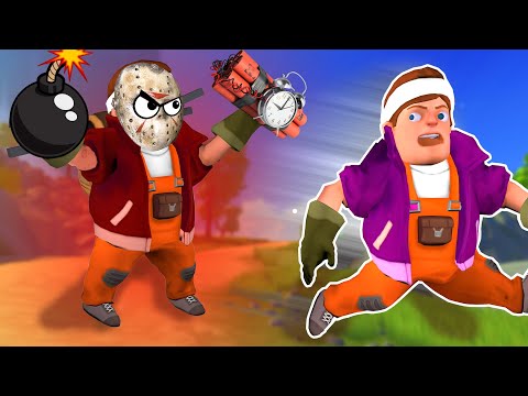 Видео: БЕЗУМНЫЙ МАНЬЯК ПРЕСЛЕДУЕТ НАС!!! | Scrap Mechanic