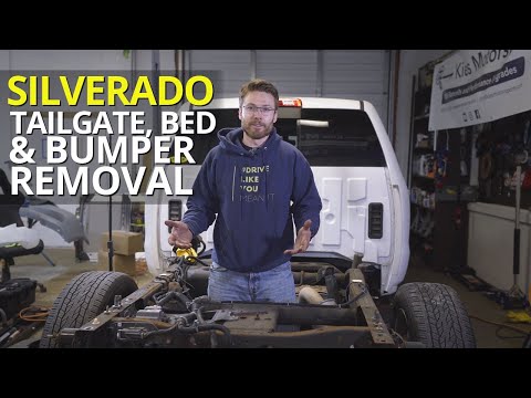 Видео: Как снять кузов, заднюю дверь и задний бампер Silverado 2014–2018 годов выпуска