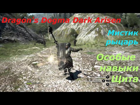 Видео: Dragon's Dogma Dark Arisen.Мистик рыцарь.Особые навыки  щита.