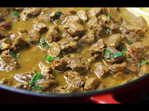 Видео: Свинина, тушёная в карри | CaribbeanPot.com