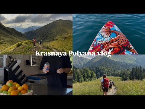 Видео: VLOG: Краснополянские будни | поход на Бзерпинский карниз, море, спорт и вкусные места
