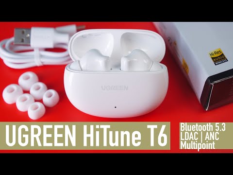 Видео: Беспроводные наушники Ugreen HiTune T6: качество звука встречает функциональность!