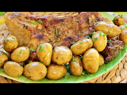 Видео: Агнешко печено с пресни картофи за Великден