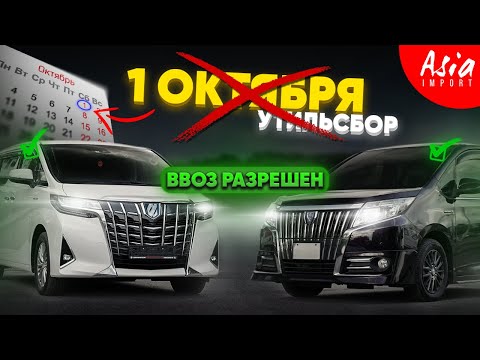 Видео: Король минивэнов TOYOTA ALPHARD и жирный ESQUIRE из Японии