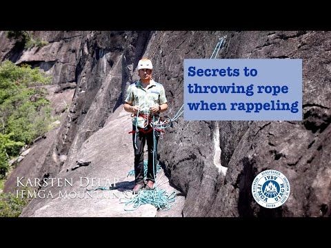 Видео: Секреты бросания веревки во время спуска по веревке!