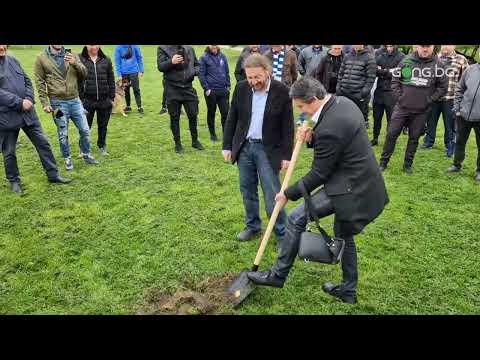 Видео: Първата копка на новия паметник на Гунди