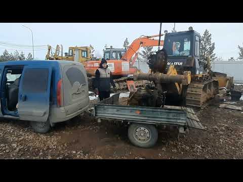 Видео: Забираем в ремонт Коробку Передач от бульдозера Shantui sd16 на ремонт.