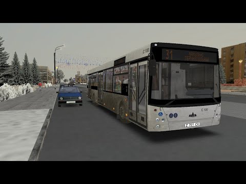 Видео: Omsi 2. Обзор на карту Тверь и маршрут 31 МАЗ 203.067
