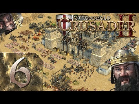 Видео: Stronghold Crusader 2 - Максимальная сложность - Прохождение - #6 Жара Пустыни