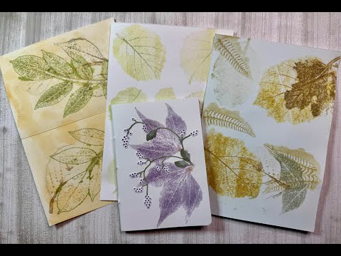 Видео: Суперпростая экопечать для бумажных поделок. Часть 1