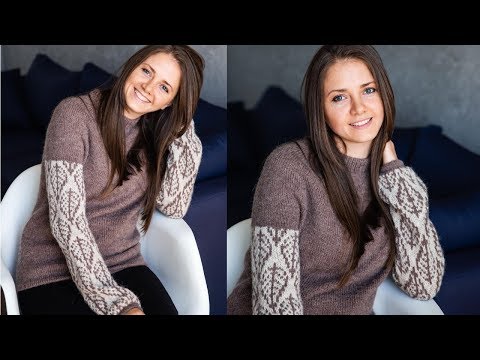 Видео: Свитер Спицами ПУШИСТАЯ ОСЕНЬ. Экспресс МК
