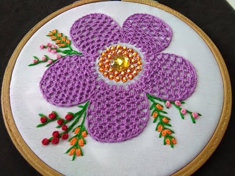 Видео: Ручная вышивка -  Вышивка ручной работы