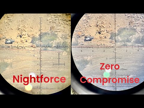 Видео: Zero Compromise vs. Nightforce atacr.  Сравнение топовых прицелов для снайпинга.