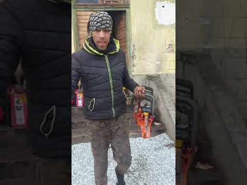 Видео: Husqvarna135 за бутало и семерина