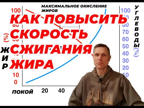 Видео: Как повысить скорость сжигания жира. Что влияет.