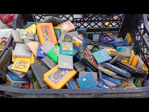 Видео: Охота за играми на барахолке в Китае