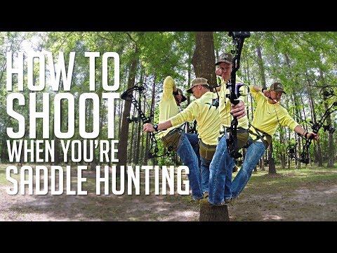 Видео: Легче ли стрелять с седла, чем из стойки на дереве?