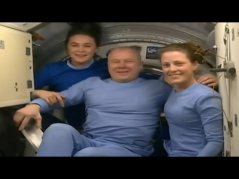 Видео: ⚡️⚡️⚡️Исторические кадры!!! Белоруска Марина Василевская в космосе готовится к возвращению на Землю!