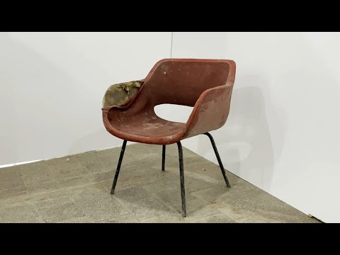 Видео: СТИЛЬНАЯ ПЕРЕДЕЛКА СОВЕТСКОГО КРЕСЛА l Реставрация мебели из СССР l Restoration of soviet armchair