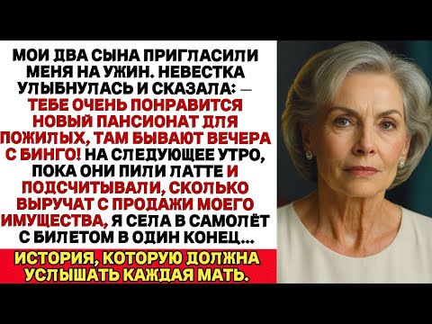 Видео: Тебе очень понравится новый дом престарелых, — сказала моя невестка.На следующий день я исчезла, и…