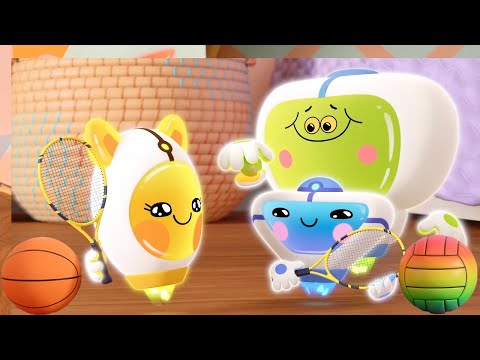 Видео: СПОРТИВНЫЕ МЯЧИ (19 серия. 3 сезон) — Тикабо — Развивающие мультфильмы для детей