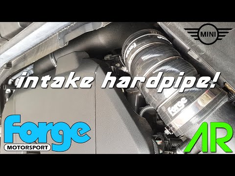 Видео: Установка жёсткой трубы впуска FORGE MOTORSPORT HIGH FLOW! | MINI JCW F56