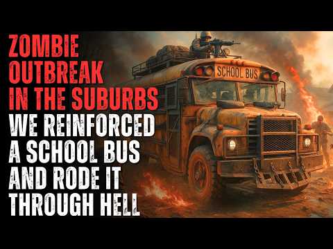 Видео: ВСПЫШКА ЗОМБИ В ПРИГОРОДАХ: Мы укрепили школьный автобус и проехали на нём через ад