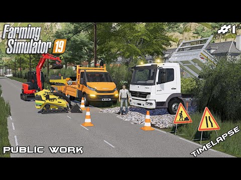 Видео: Как построить подъездную дорогу в Farming Simulator 19 | Реалистичный игровой процесс с модами