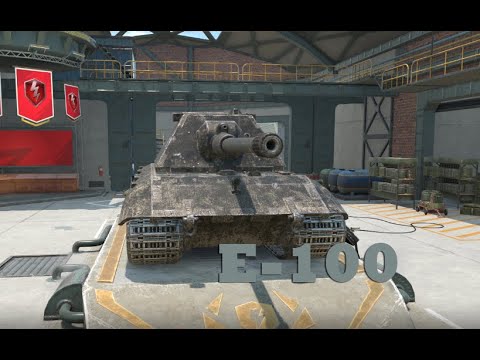 Видео: E-100 хороший бій з адекватним союзником | WOT Blitz