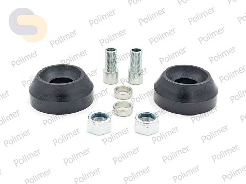 Видео: Проставки 20 мм на Hustler, установка на передние стойки.