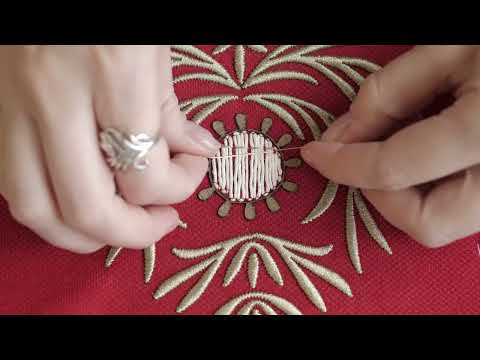 Видео: Вышивка счетными прикрепами  Урок 4