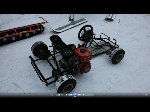 Видео: Восстанавливаю КАРТ! Пробный выезд!