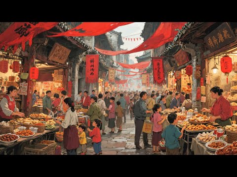 Видео: Пекин, Китай🇨🇳 Старый город переполнен толпами на празднике Весны! (4K UHD)