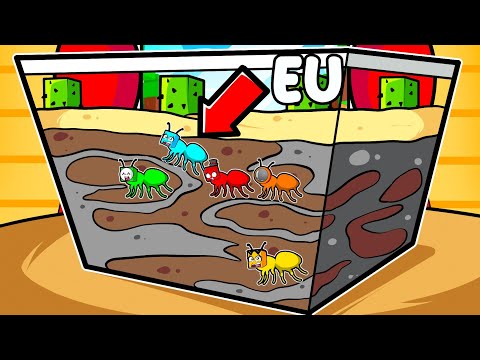Видео: Жизнь муравья в Minecraft