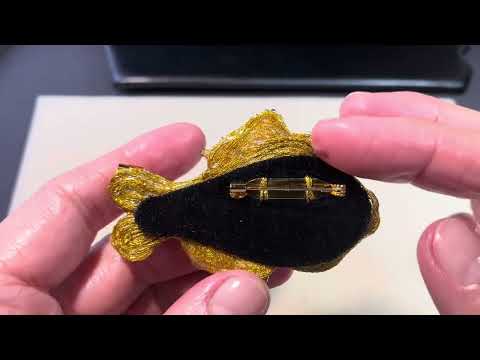 Видео: Как сделать !? Красивая изнанка для броши ! #handmade_jewellery