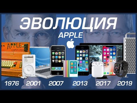 Видео: ЭВОЛЮЦИЯ APPLE (1976 - 2019)
