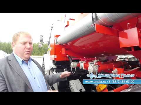 Видео: Топливозаправщик на шасси нового поколения Урал NEXT.