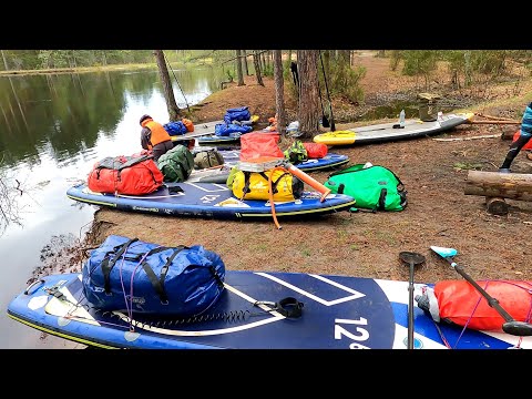 Видео: Поход на SUP с ночевкой по Пре Первомай 2023 1 день