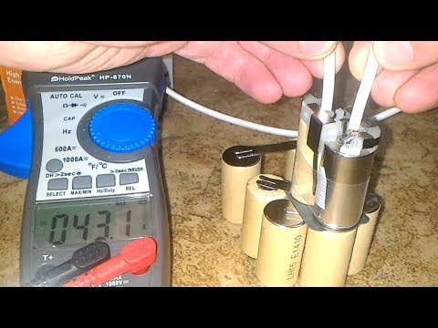 Видео: РЕАЛЬНОЕ восстановление Ni-Cd аккумуляторов шуруповёртов импульсами тока без засверливаний