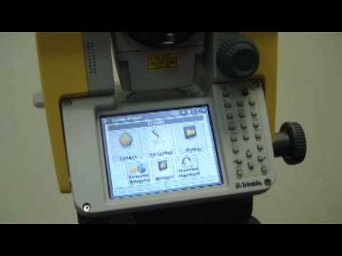 Видео: Включение/выключение тахеометра Trimble M3