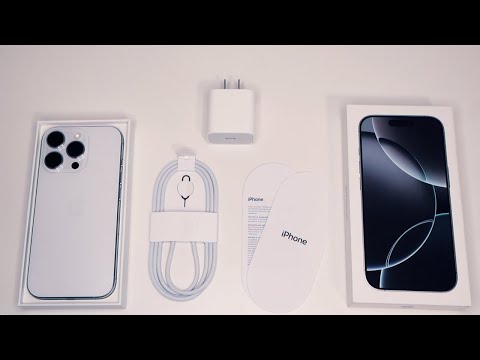 Видео: Распаковка iPhone 16 Pro: Белый титан!