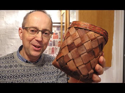 Видео: Изготовление корзины из древесной коры, шаг за шагом 4K