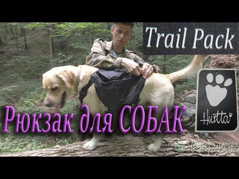 Видео: Рюкзак-сумка на собаку Hurtta Outdoors Trail Pack - Вьючная сумка