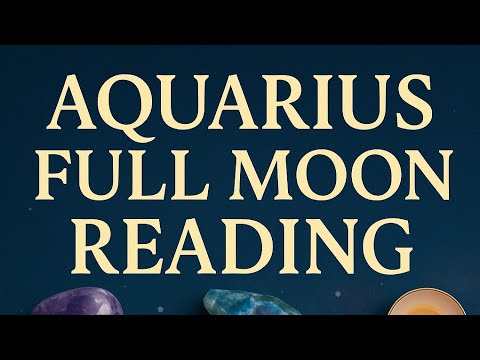 Видео: ВОДОЛЕЙ — «Квантовый скачок формируется» | Таро Пробуждения Полной Луны из 10 карт 🔮✨
