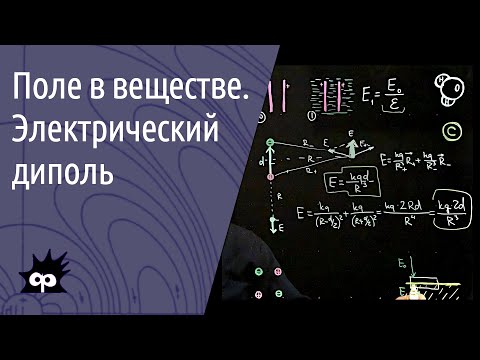 Видео: 10.6.06. Поле в веществе. Электрический диполь