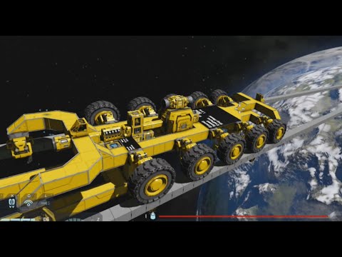 Видео: По шоссе с ветерком на Землю. Space Engineers,